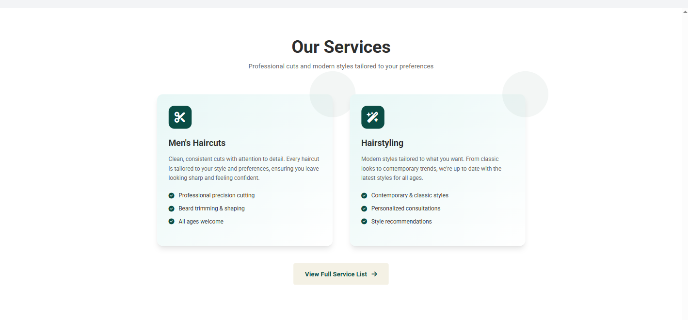 Services Section